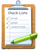 Check-Liste lorem ipsum consectetur